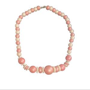 Vintage Wooden Beaded Necklace